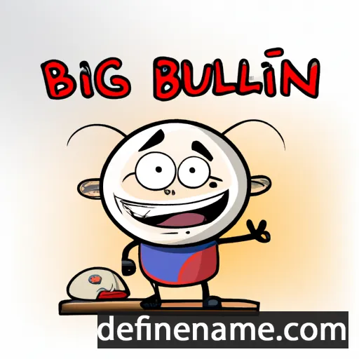 cartoon of the name Bilgüün