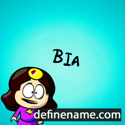 cartoon of the name Bilha