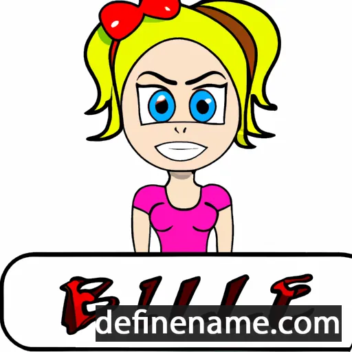 cartoon of the name Billie