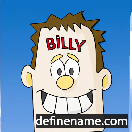 cartoon of the name Billy