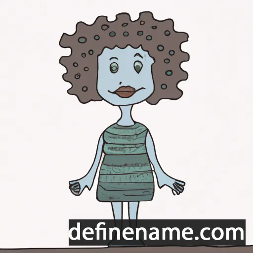 cartoon of the name Bine