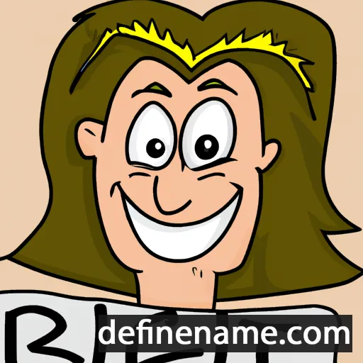 cartoon of the name Birgit