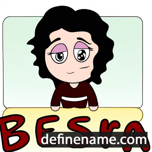 cartoon of the name Bisera