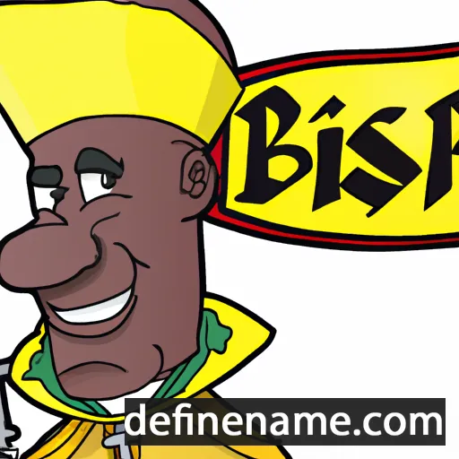 cartoon of the name Bishop