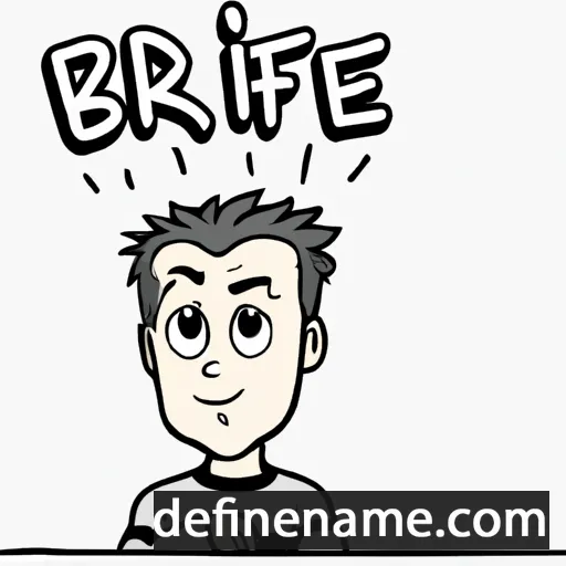 cartoon of the name Bjarte