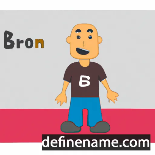 cartoon of the name Björn