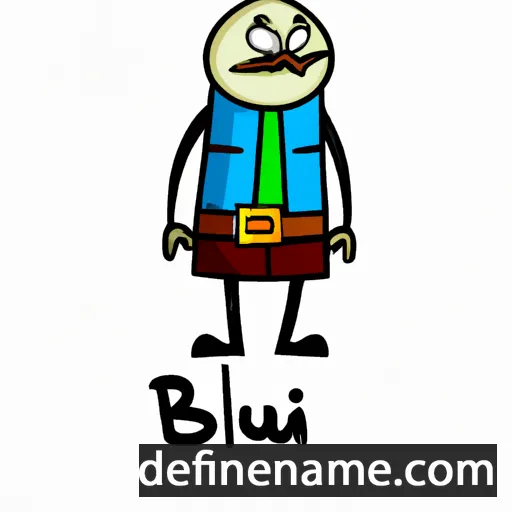 cartoon of the name Blagun