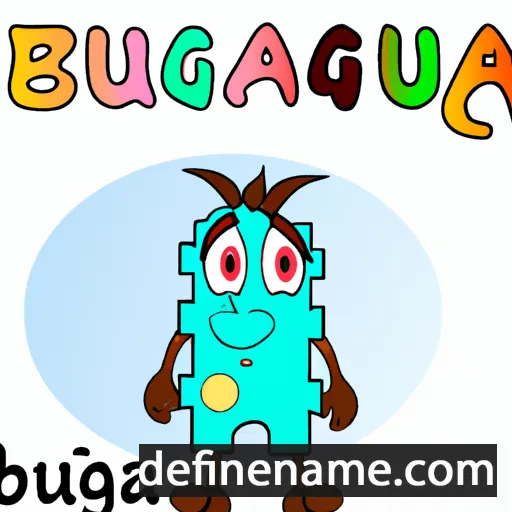 cartoon of the name Blaguna