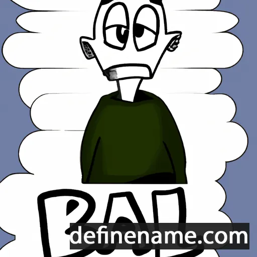 cartoon of the name Blai