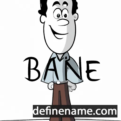 cartoon of the name Blaine