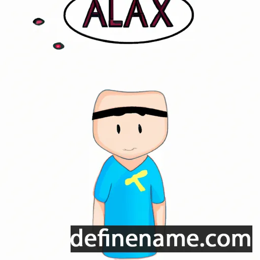 cartoon of the name Áiax