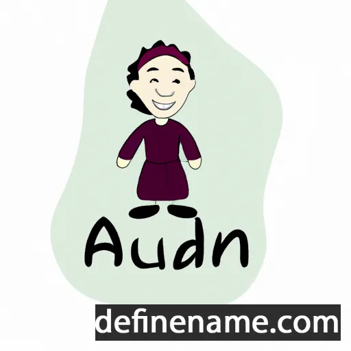 cartoon of the name Áidnu