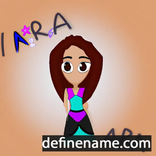 cartoon of the name Áirá