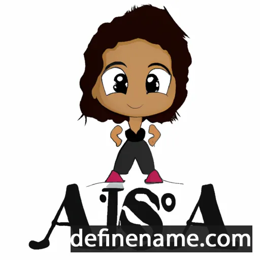 cartoon of the name Aïssa