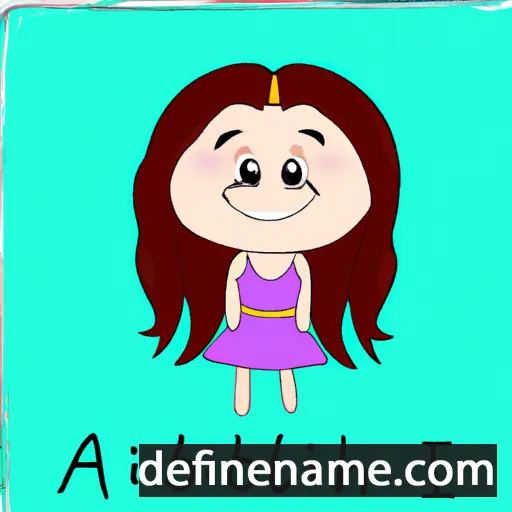 cartoon of the name Aibhlinn