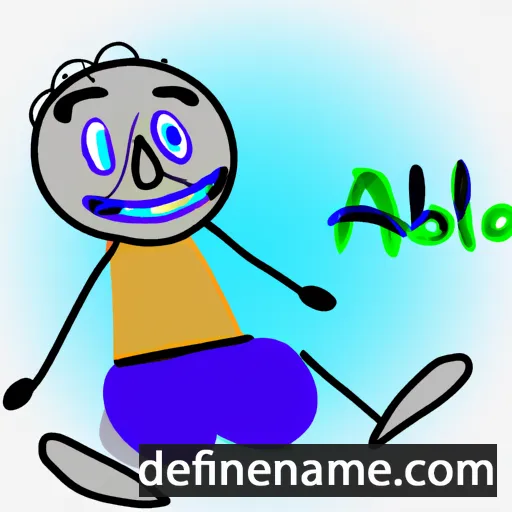 cartoon of the name Aibol