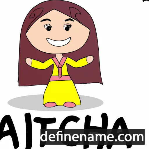 Aichta cartoon