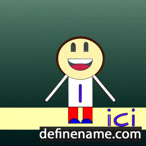 cartoon of the name Aici