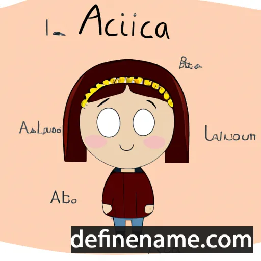 cartoon of the name Aiculina