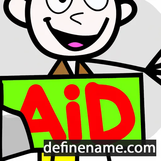 cartoon of the name Aid