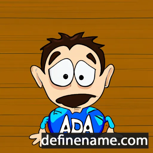 cartoon of the name Aidar