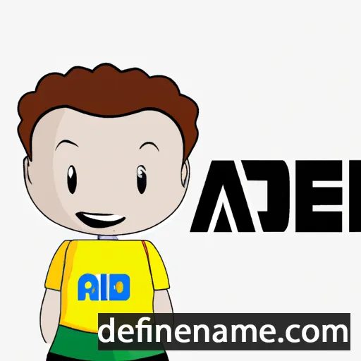 cartoon of the name Aidê