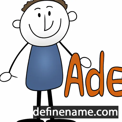 cartoon of the name Aide