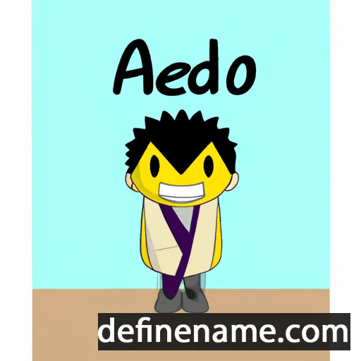 cartoon of the name Aideko