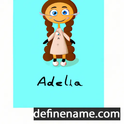 cartoon of the name Aidelina