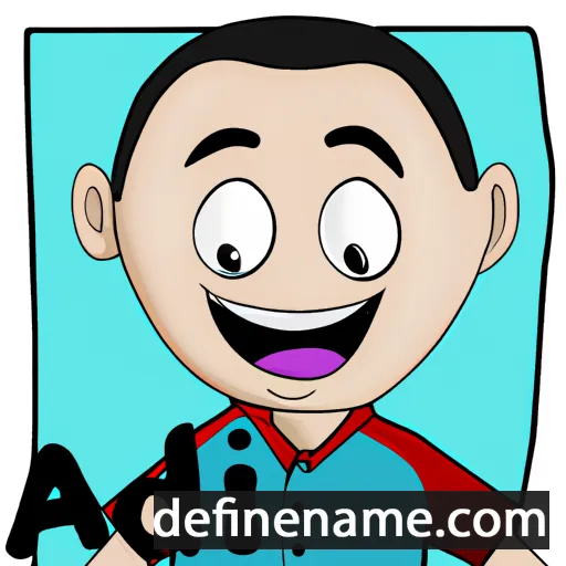 cartoon of the name Aidi