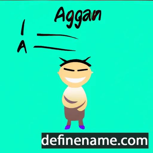 Aiganym cartoon