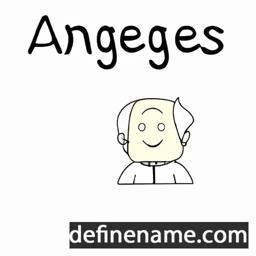 cartoon of the name Aignéas