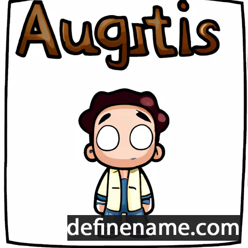 Aigustas cartoon