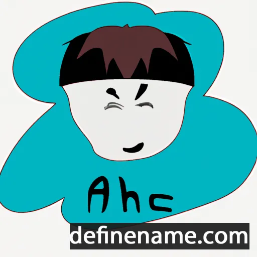 cartoon of the name Aihe