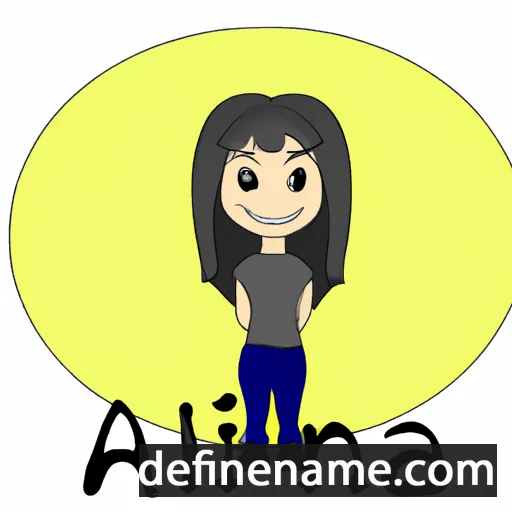 cartoon of the name Aiiana