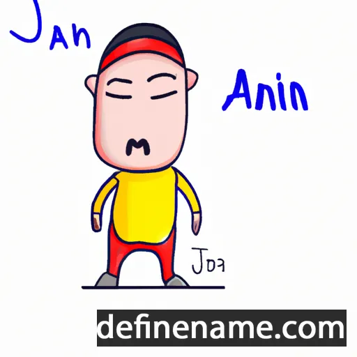 cartoon of the name Aijan