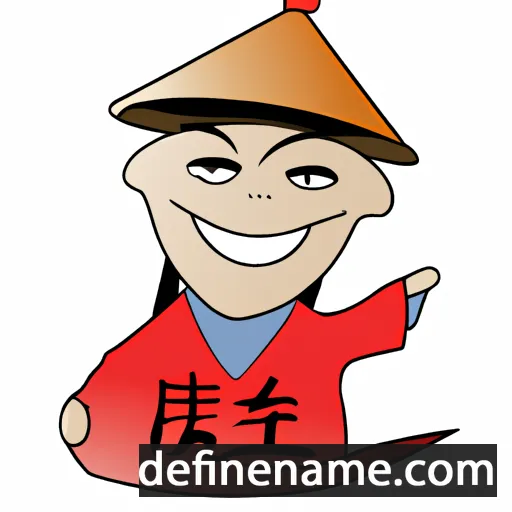 cartoon of the name Aijiao