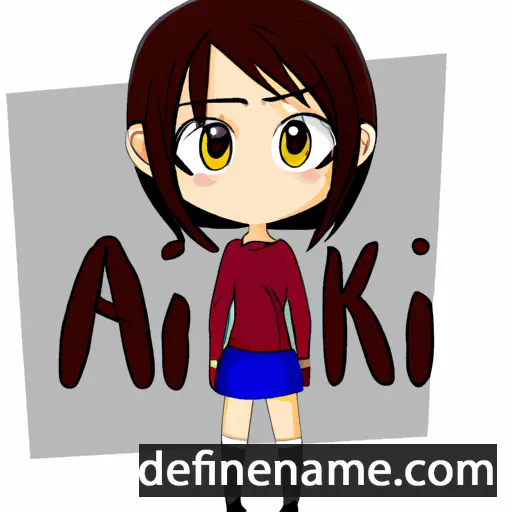 cartoon of the name Aika