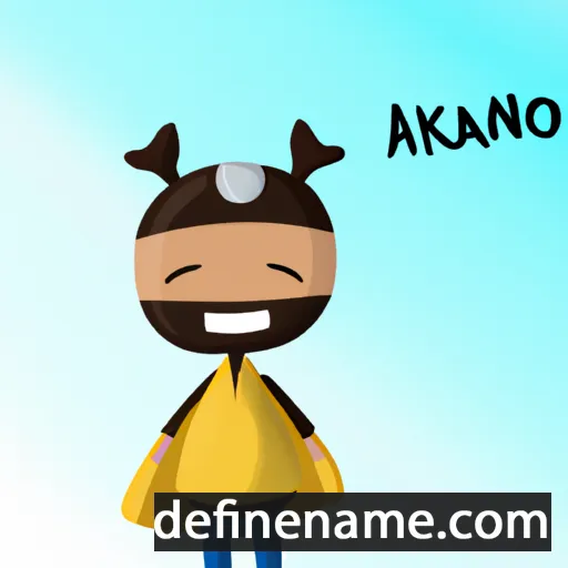 cartoon of the name Aikanáro