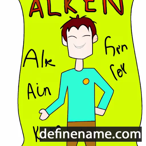 cartoon of the name Aiken