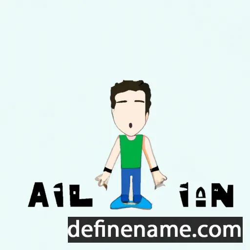 cartoon of the name Ailan