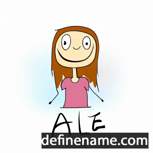 cartoon of the name Aile