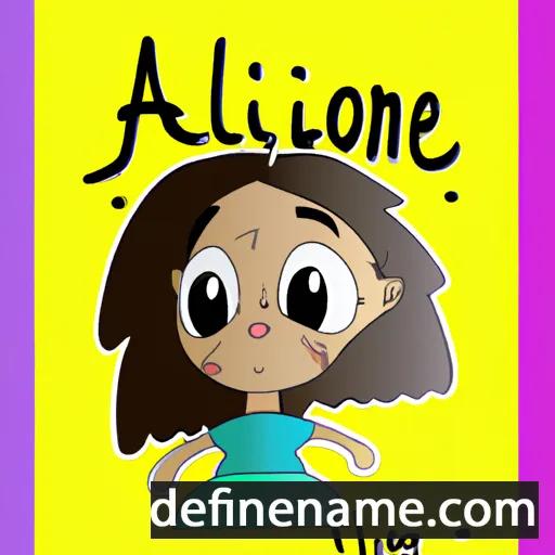 cartoon of the name Ailinónë