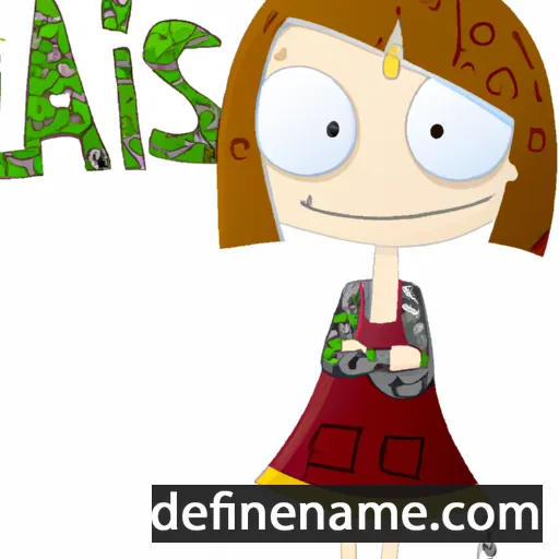 cartoon of the name Ailsie