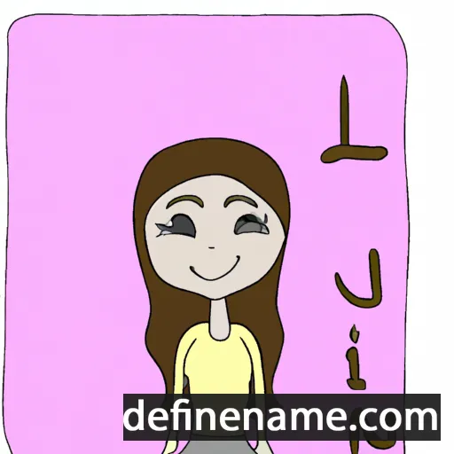 cartoon of the name Ailyn