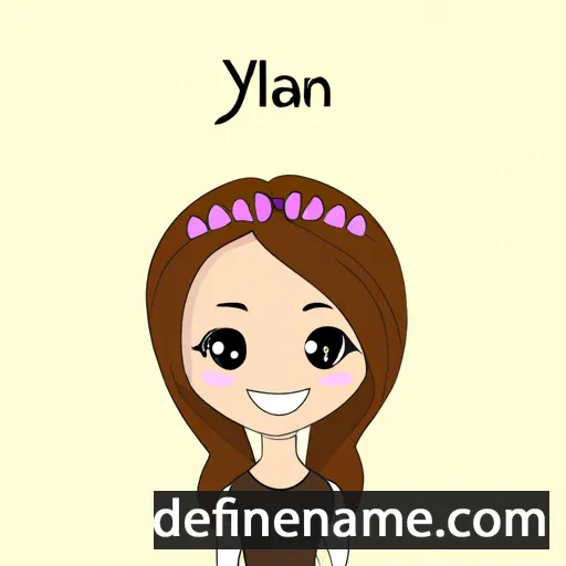 cartoon of the name Ailynn