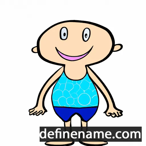 cartoon of the name Aimablle