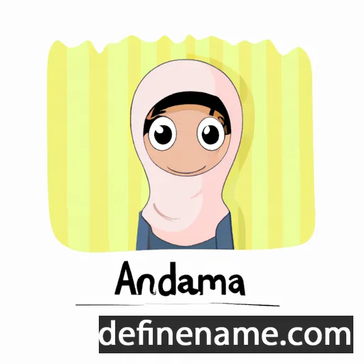 Aimadina cartoon