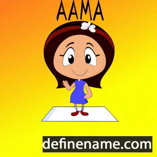 cartoon of the name Aimara