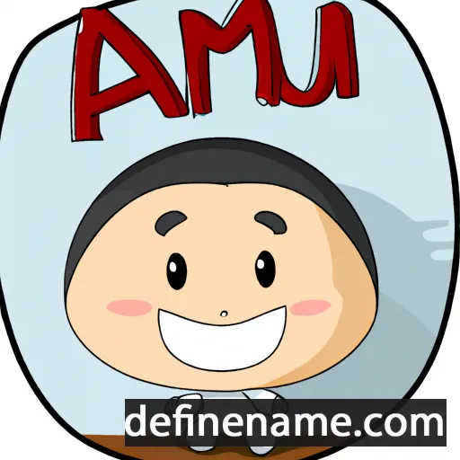 cartoon of the name Aimau